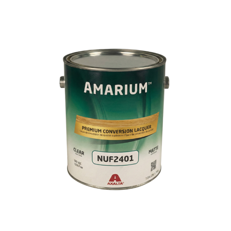 Axalta AMARIUM NUF-2401 premium conversion lacquer in a matte finish for professional wood finishing