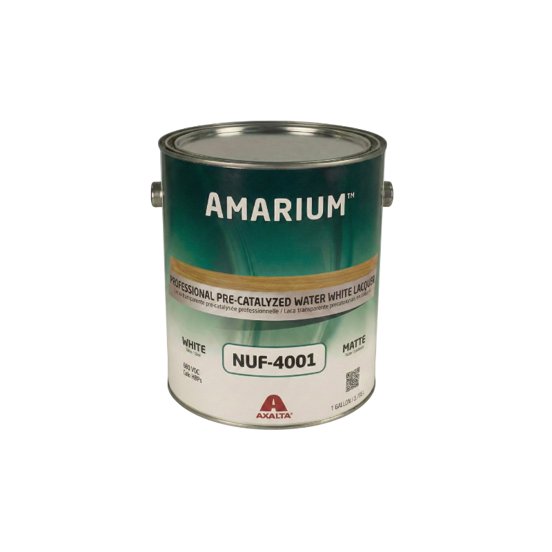 Axalta AMARIUM NUF-4001 pre-catalyzed self-seal water white matte lacquer can for professional wood finishing