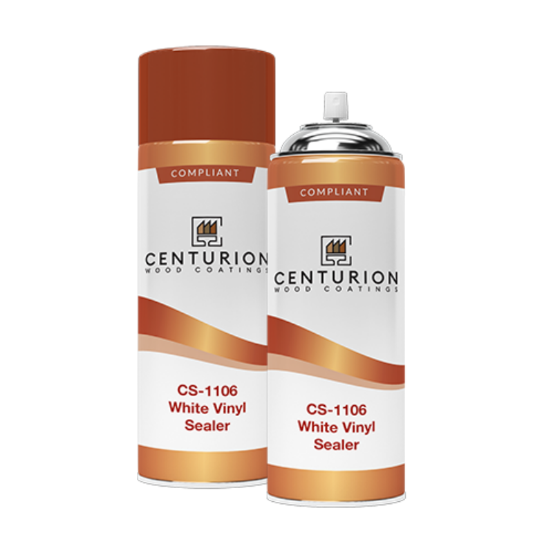 Centurion CS-1106 white vinyl lacquer undercoater aerosol for professional wood finishing
