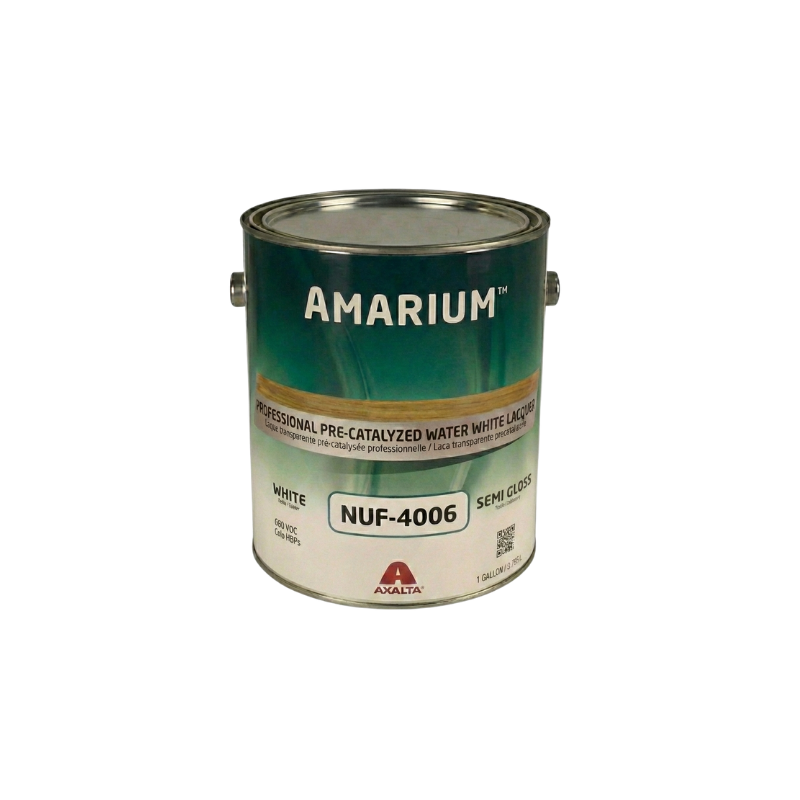 NUF-4006 AMARIUM pre-catalyzed self-seal white semi-gloss lacquer can by Axalta