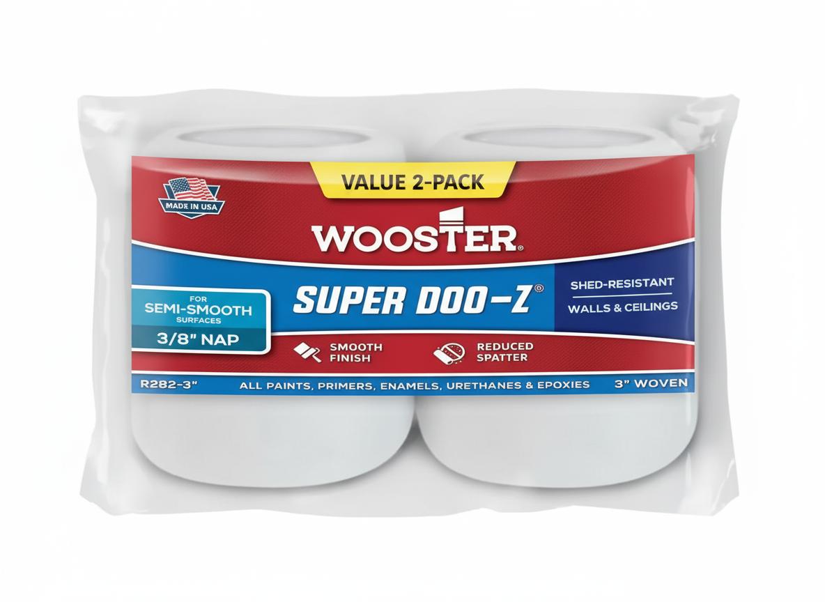 SUPER FAB 3/8 INCH ROLLER COVER 2 PACK